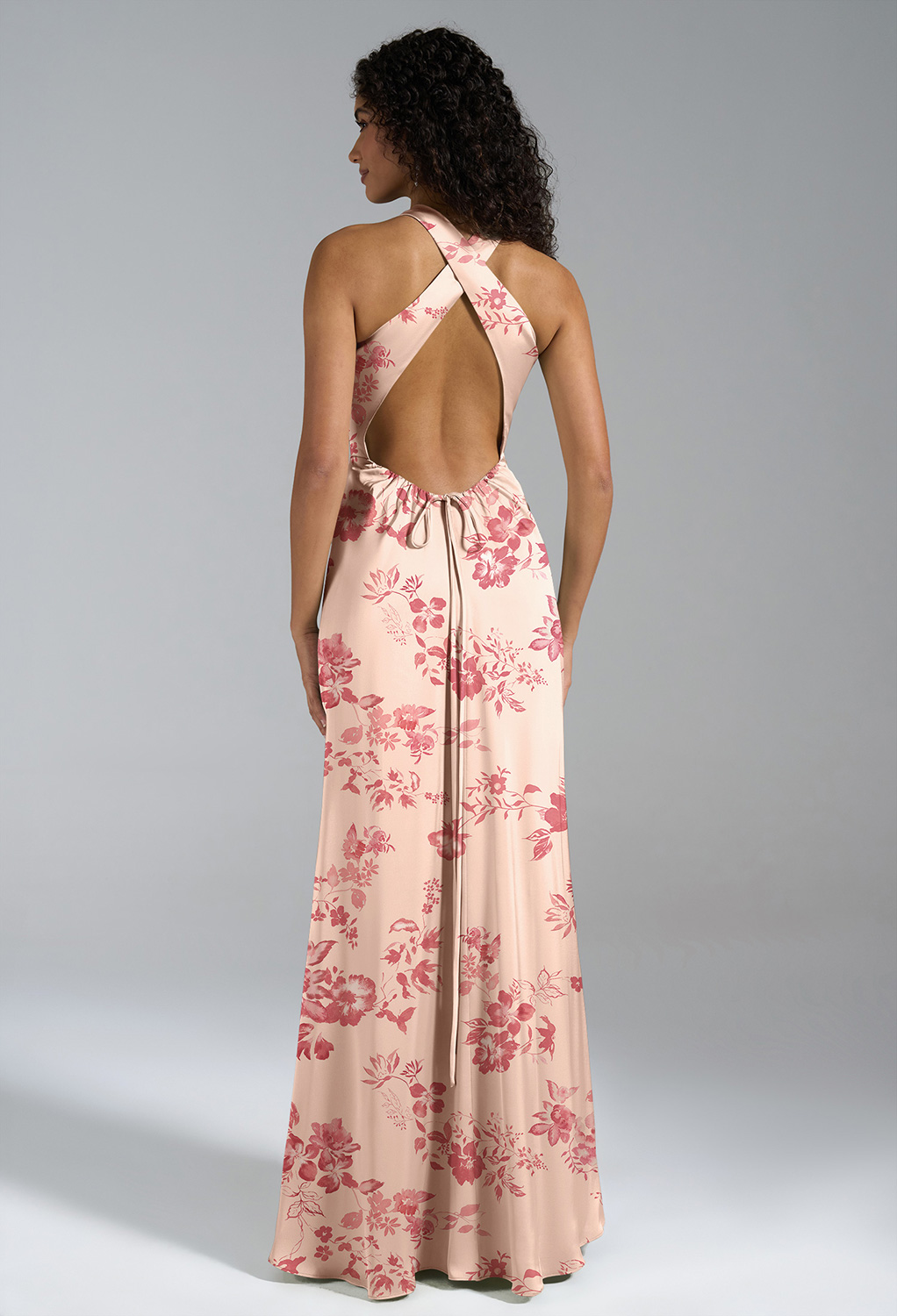 AW Xanthe Pink Cherry Blossom  Fall Wedding Guest Dresses